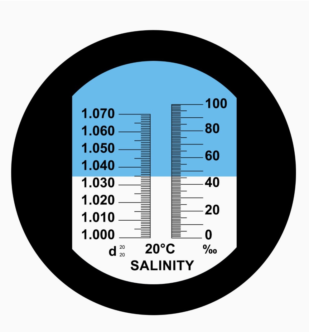 Refractómetro  medidor salinidad - Imagen 3
